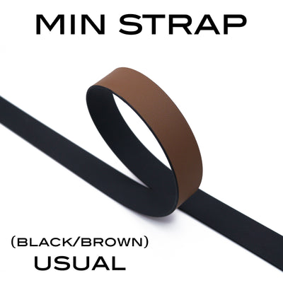 MIN BELT - BLACK P1 BUCKLE, USUAL STRAP